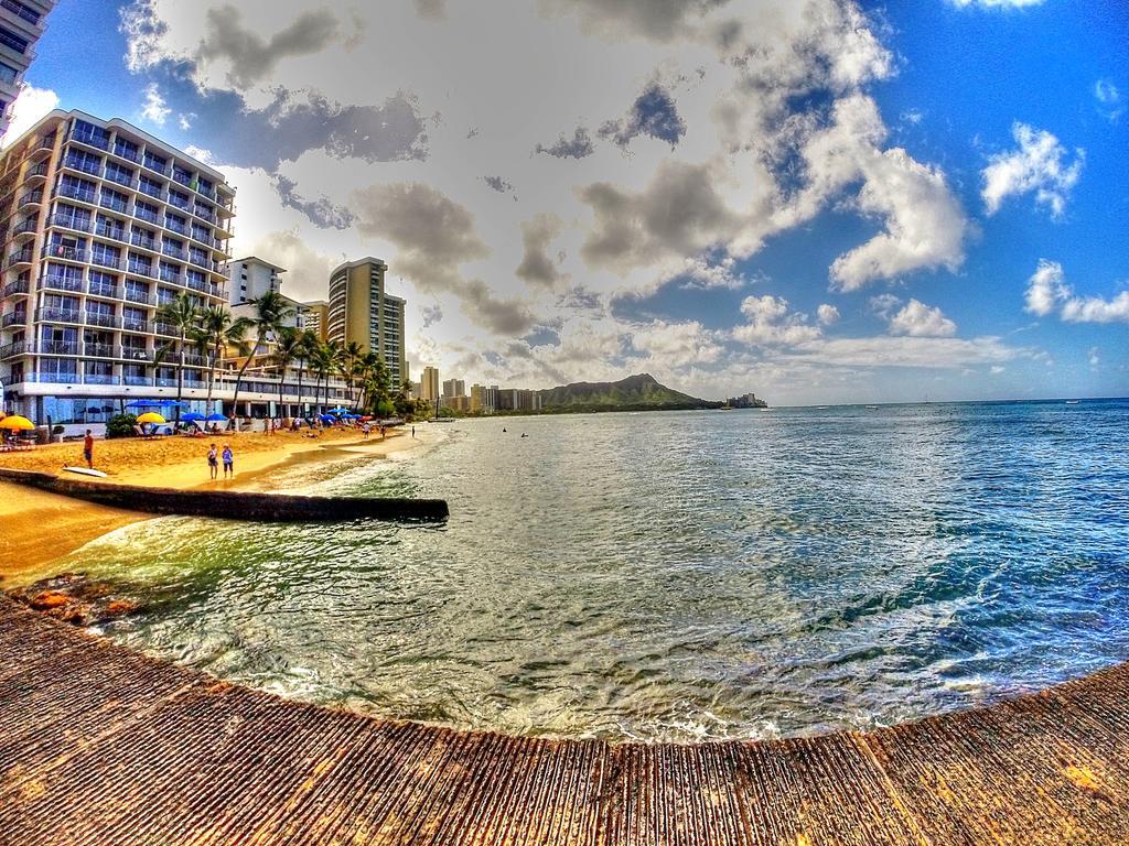 Ferienwohnung Waikiki Shore 515 Beachfront&Upgrade Honolulu Exterior foto