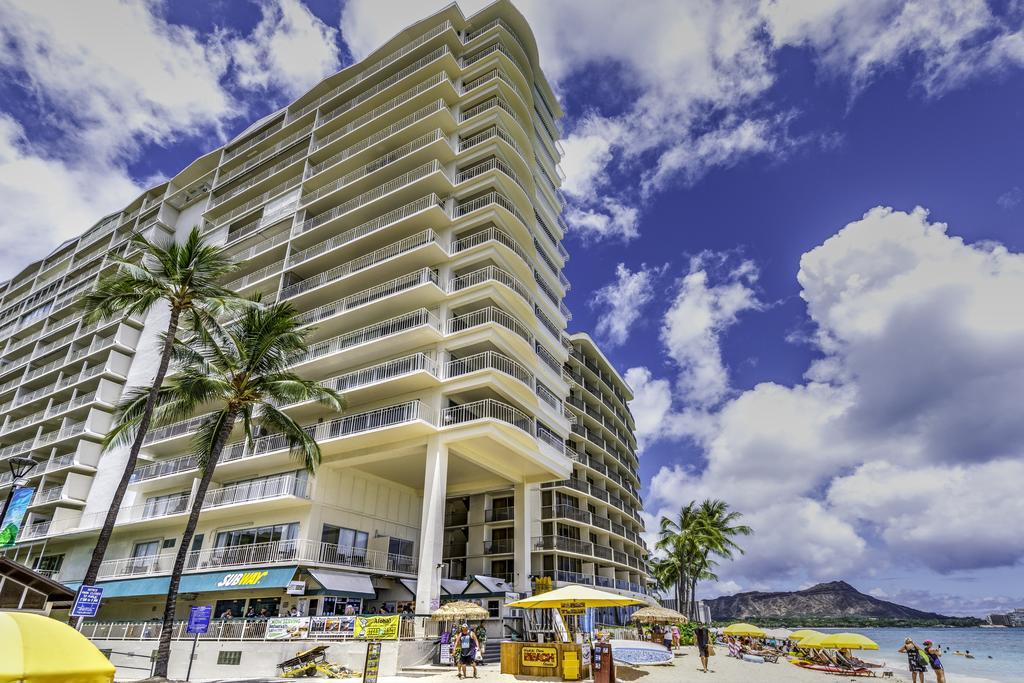 Ferienwohnung Waikiki Shore 515 Beachfront&Upgrade Honolulu Exterior foto